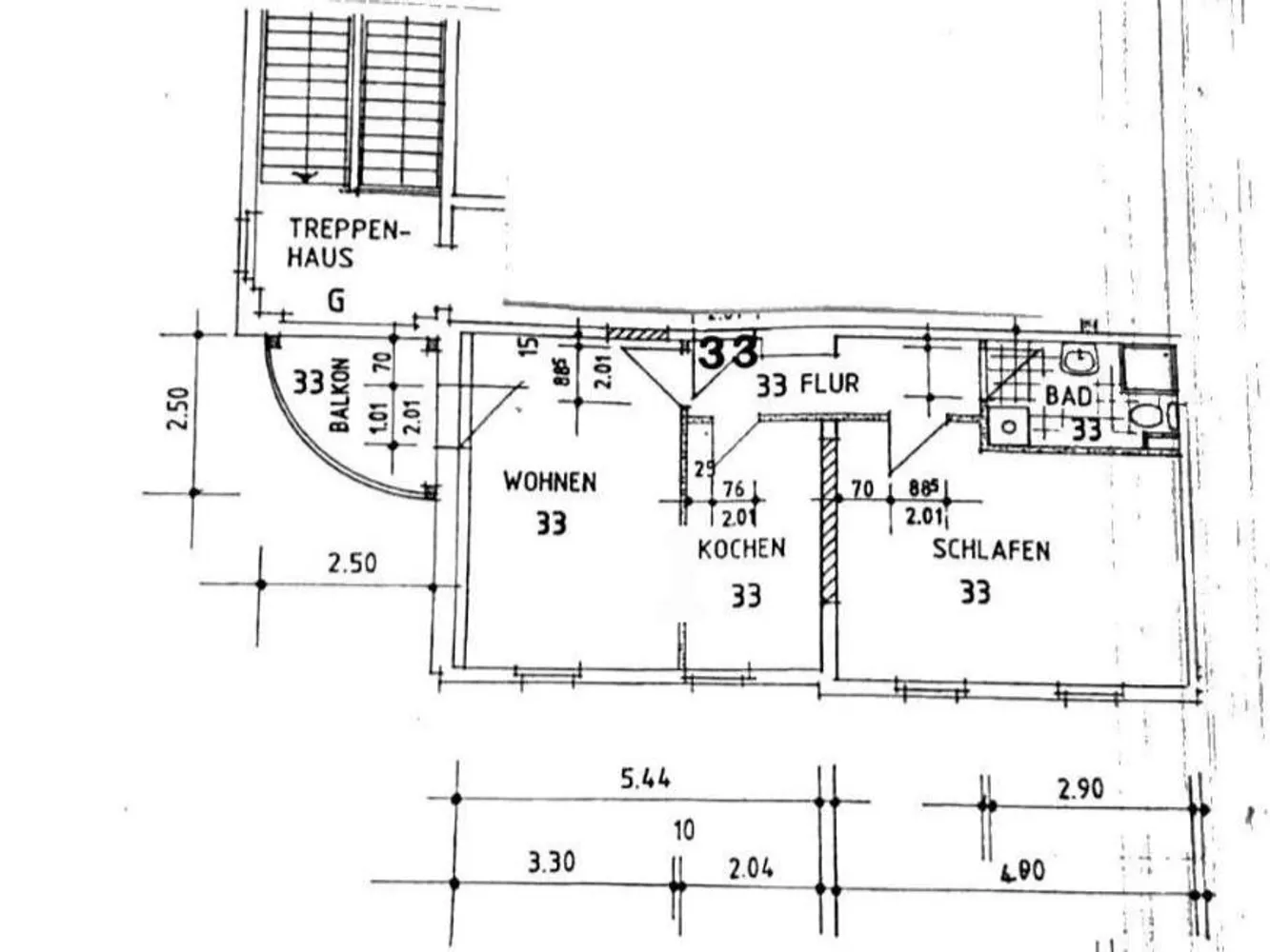 2 Zimmer Wohnung mit 56 m² in Magdeburg – Bild 2