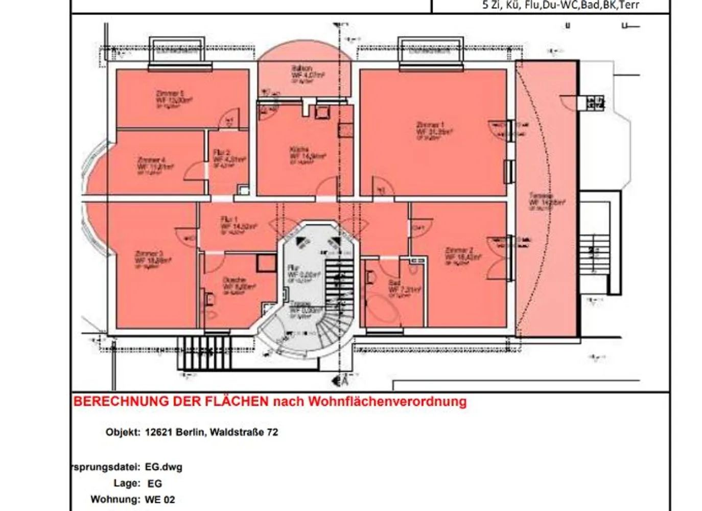 5 Zimmer Wohnung mit 163 m² in Berlin – Bild 10