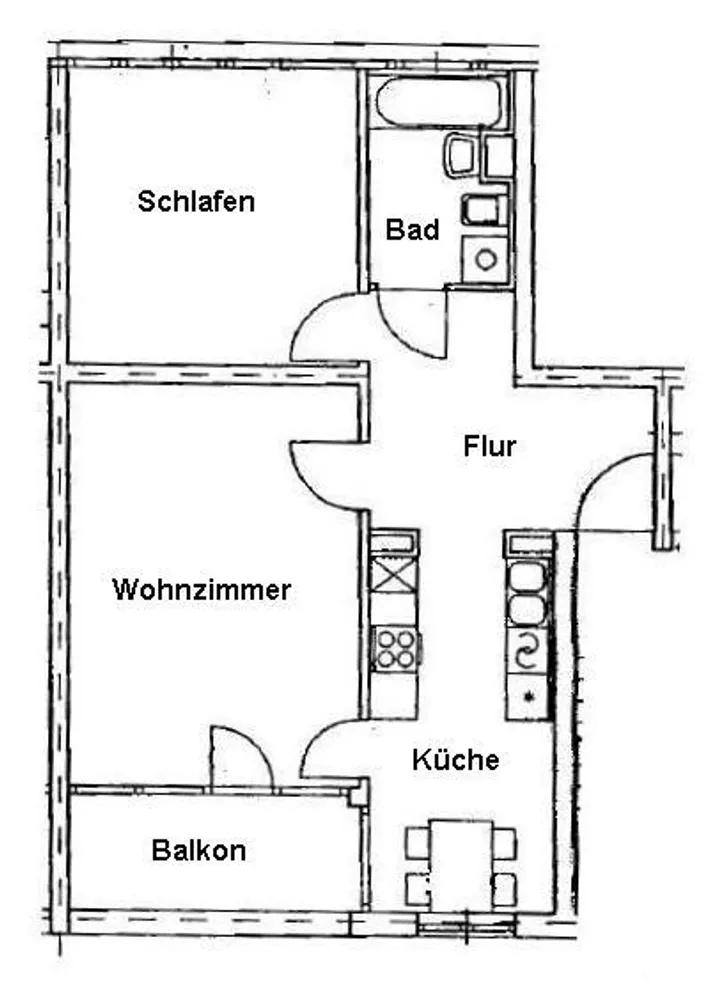 2 Zimmer Wohnung mit 60 m² in Berlin – Bild 2