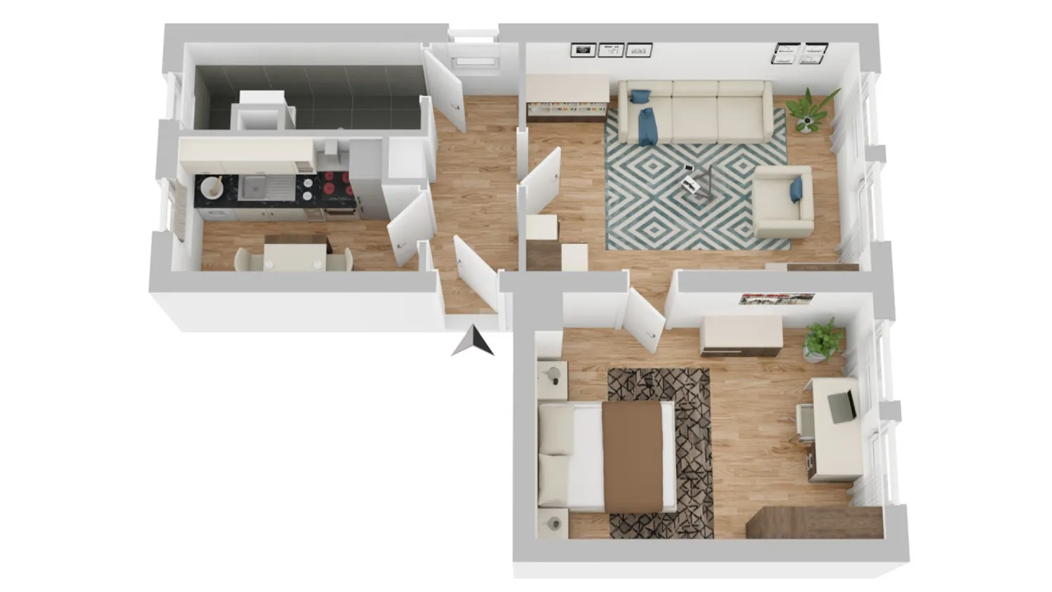 2 Zimmer Wohnung mit 47 m² in Suhl – Bild 9