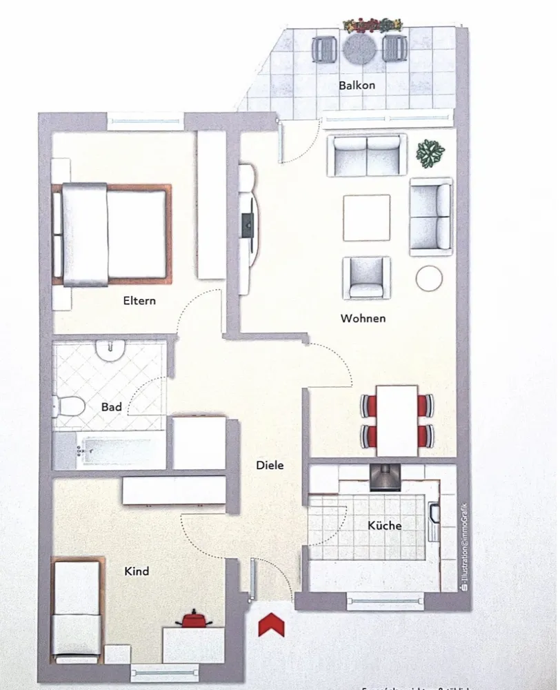 3 room apartment with 77 m² in Bielefeld – Photo 5