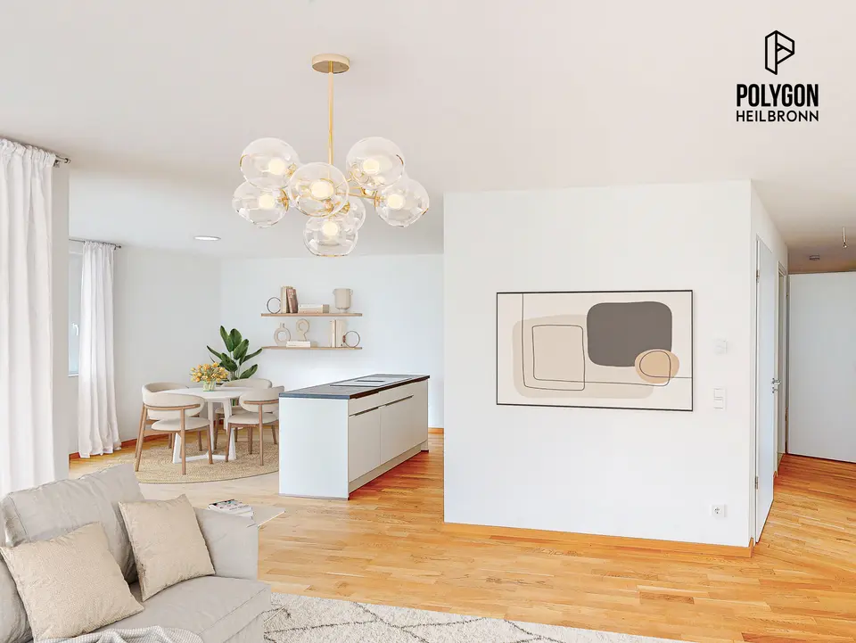 3 Zimmer Wohnung mit 85 m² in Heilbronn – Bild 2