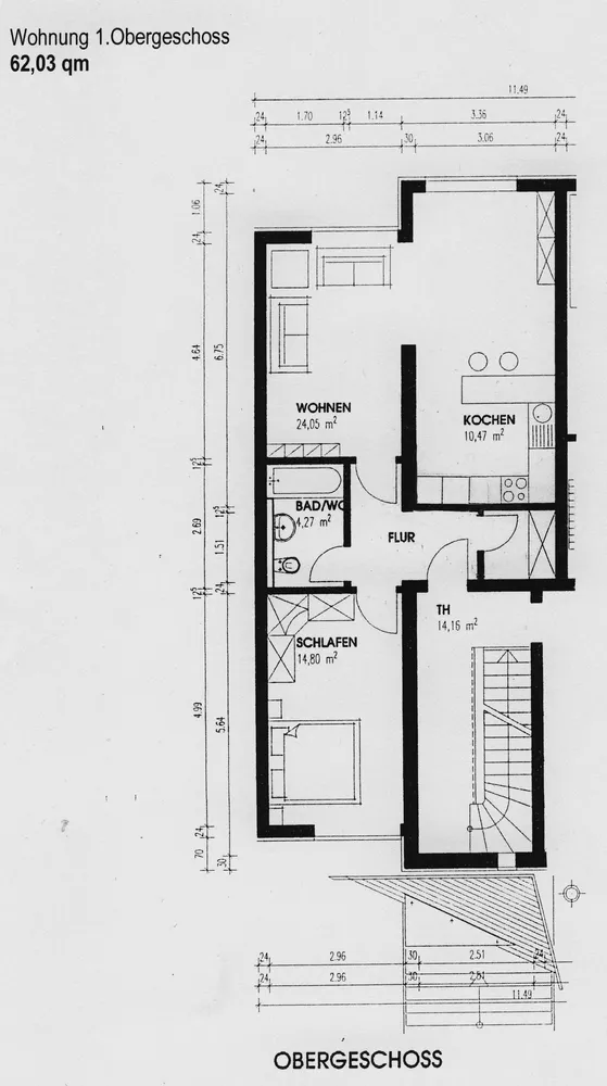 2 Zimmer Wohnung mit 64 m² in Köln – Bild 12