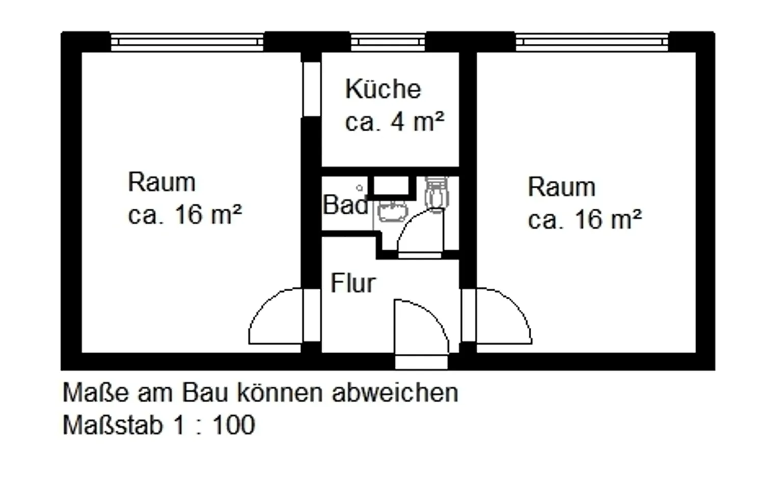2 Zimmer Wohnung mit 40 m² in Halle (Saale) – Bild 6