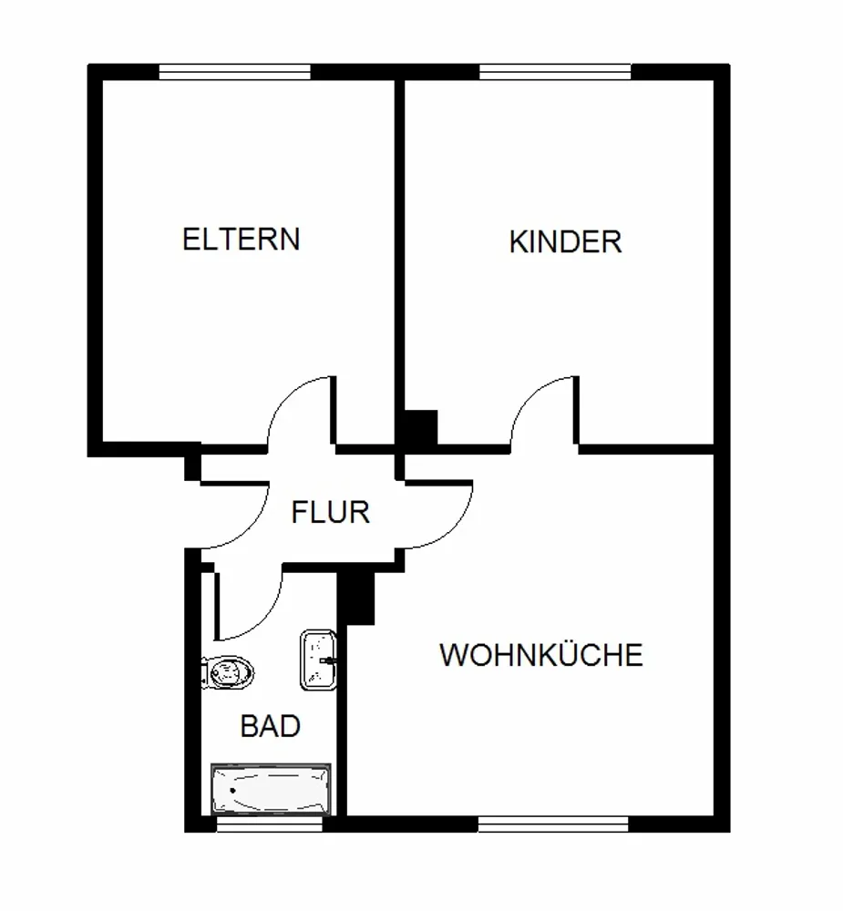 3 Zimmer Wohnung mit 52 m² in Essen – Bild 7