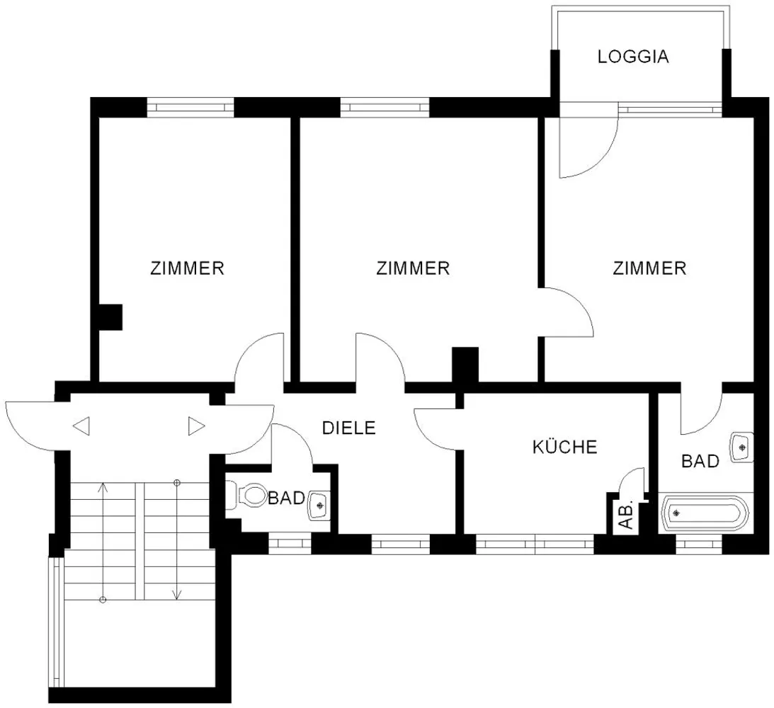 3 Zimmer Wohnung mit 67 m² in Bochum – Bild 3