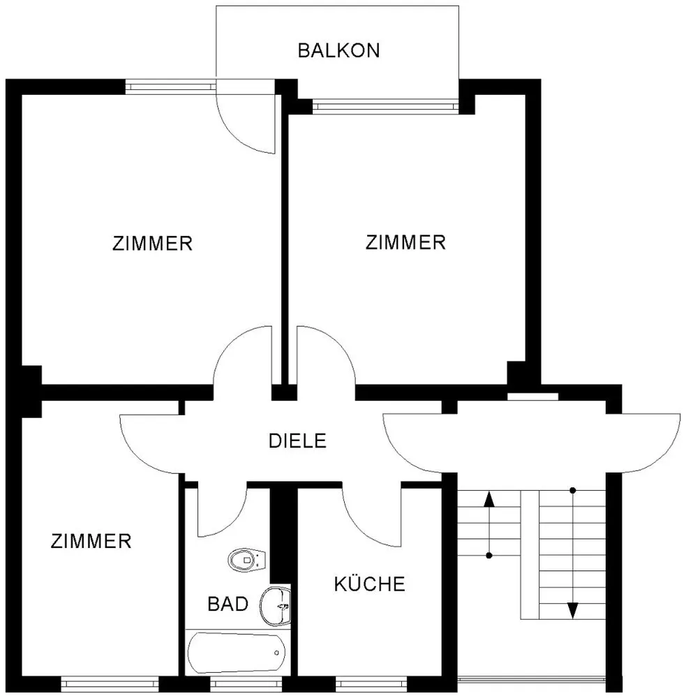 3 Zimmer Wohnung mit 59 m² in Bochum – Bild 4
