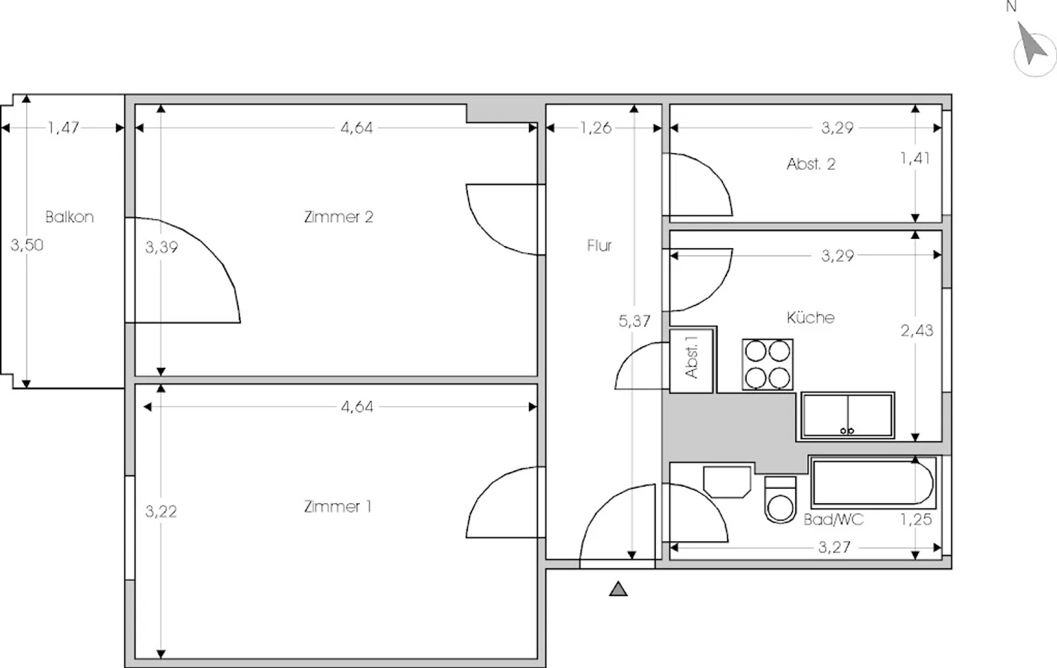 2 Zimmer Wohnung mit 56 m² in Berlin – Bild 10