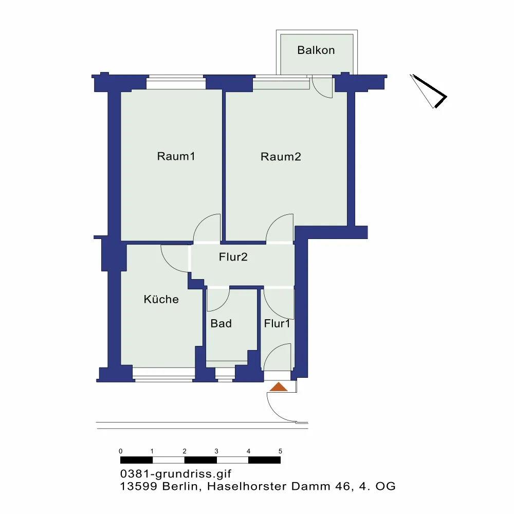2 Zimmer Wohnung mit 55 m² in Berlin – Bild 8
