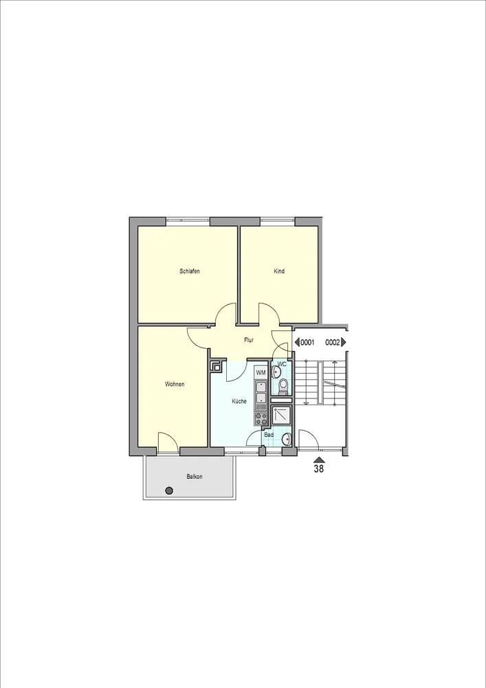 3 room apartment with 69 m² in Esslingen am Neckar – Photo 1