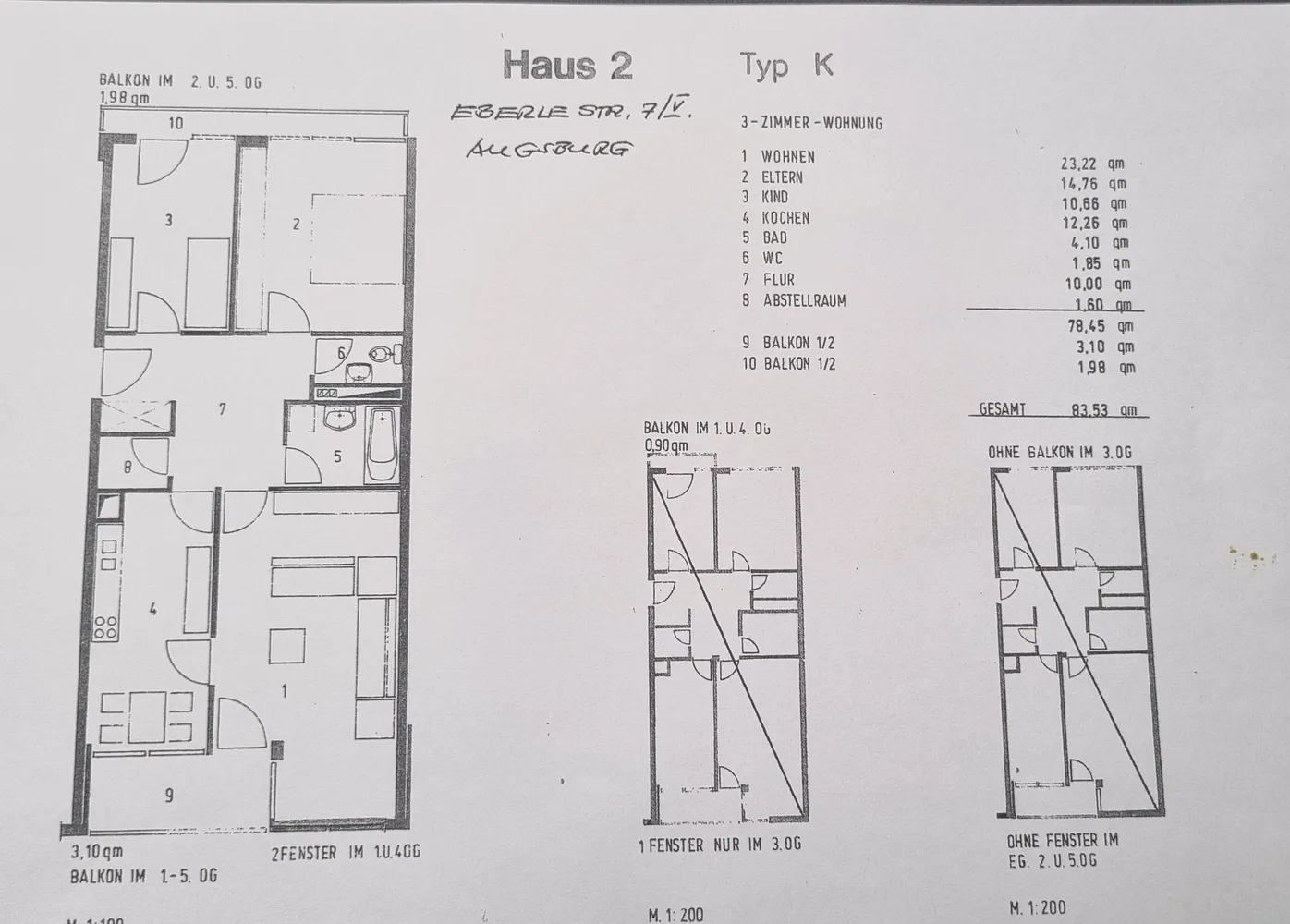 3 room apartment with 84 m² in Augsburg – Photo 1