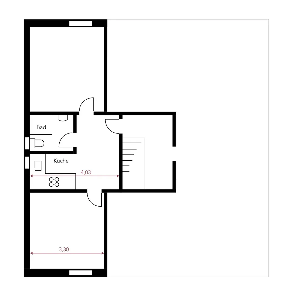 3 Zimmer Wohnung mit 35 m² in Bielefeld – Bild 10