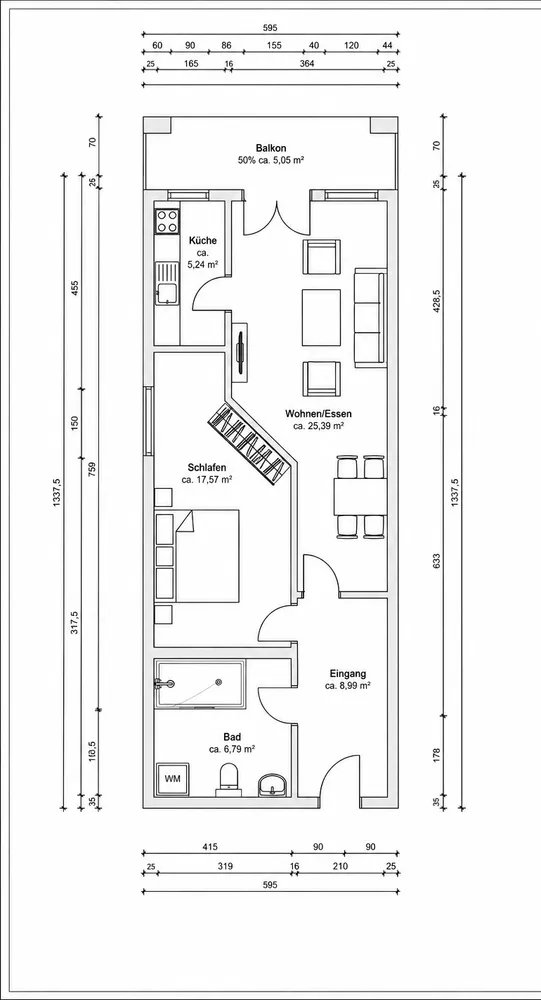 2 Zimmer Wohnung mit 69 m² in Ingolstadt – Bild 6