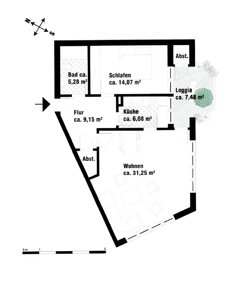 2 Zimmer Wohnung mit 72 m² in Hamburg – Bild 4