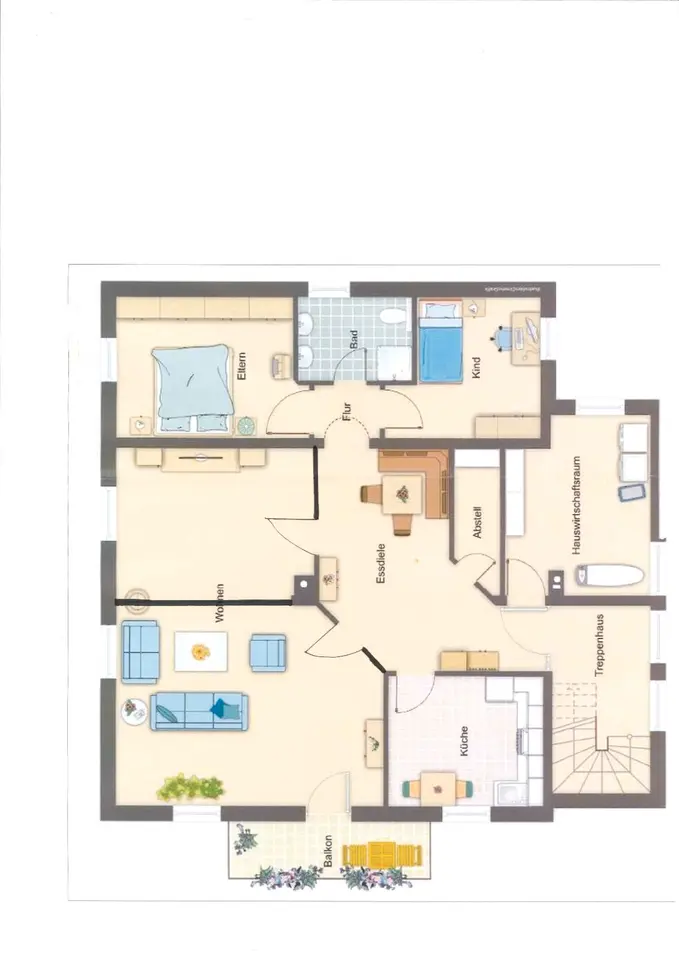 4 Zimmer Wohnung mit 120 m² in Meiningen – Bild 5