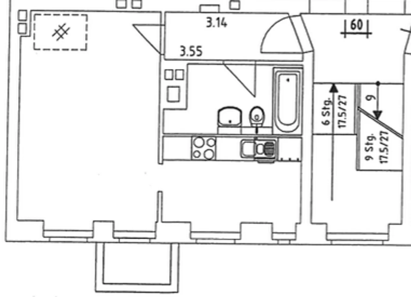 1 room apartment with 36 m² in Berlin – Photo 7
