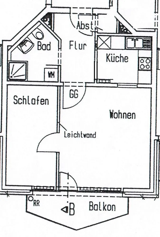 2 Zimmer Wohnung mit 42 m² in Schwerin – Bild 8