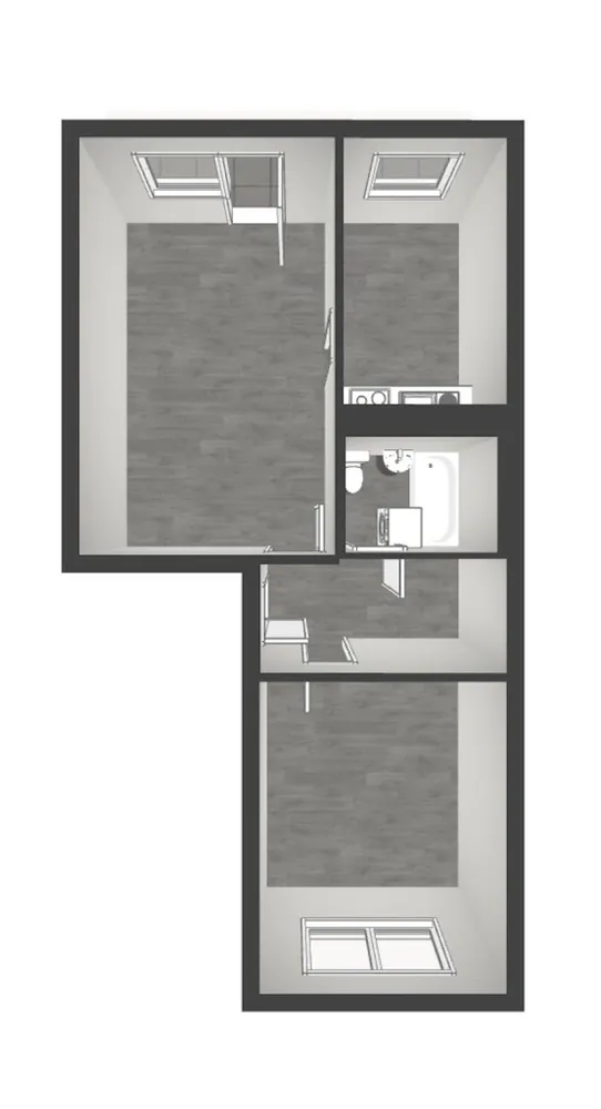 2 Zimmer Wohnung mit 57 m² in Brandenburg an der Havel – Bild 1