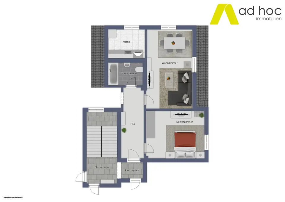 2 Zimmer Wohnung mit 51 m² in Zeitz – Bild 5