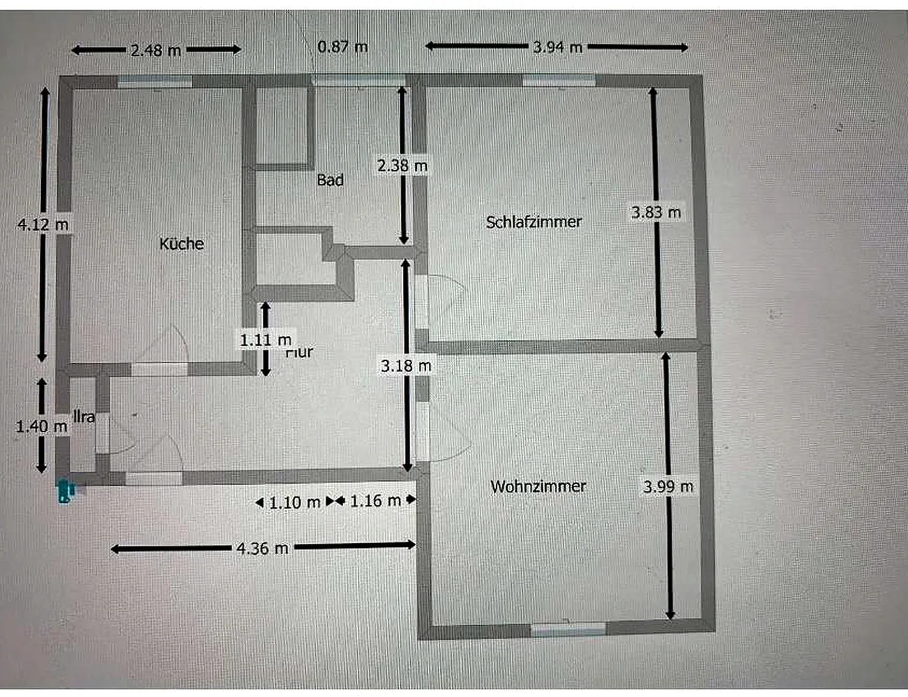 2 Zimmer Wohnung mit 48 m² in Essen – Bild 2