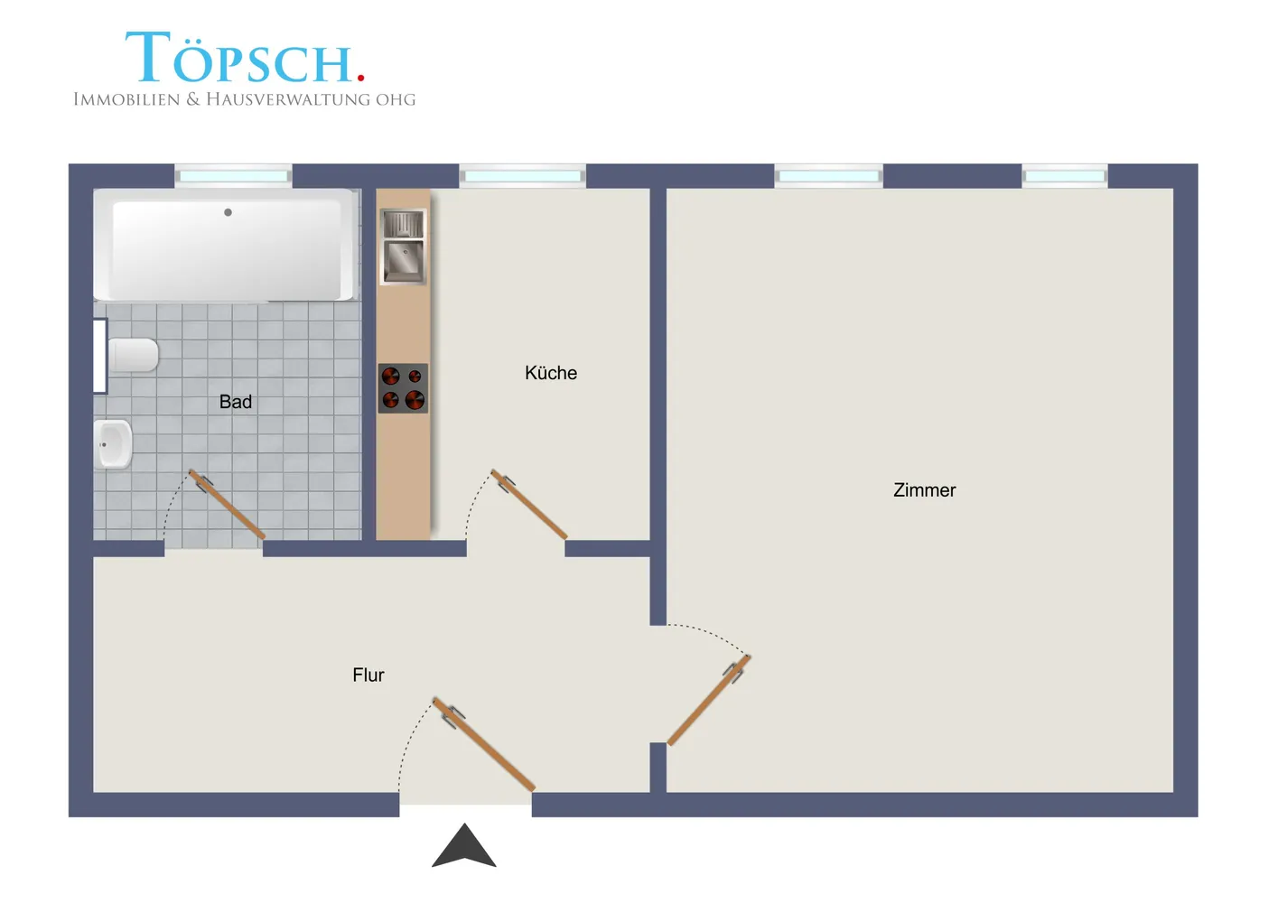 1 Zimmer Wohnung mit 37 m² in Kiel – Bild 9