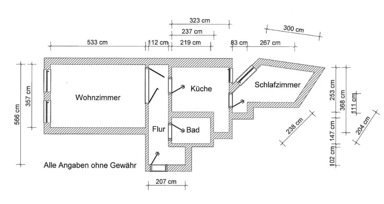 2 Zimmer Wohnung mit 48 m² in Güstrow – Bild 7