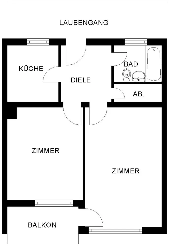 2 Zimmer Wohnung mit 53 m² in Bochum – Bild 3