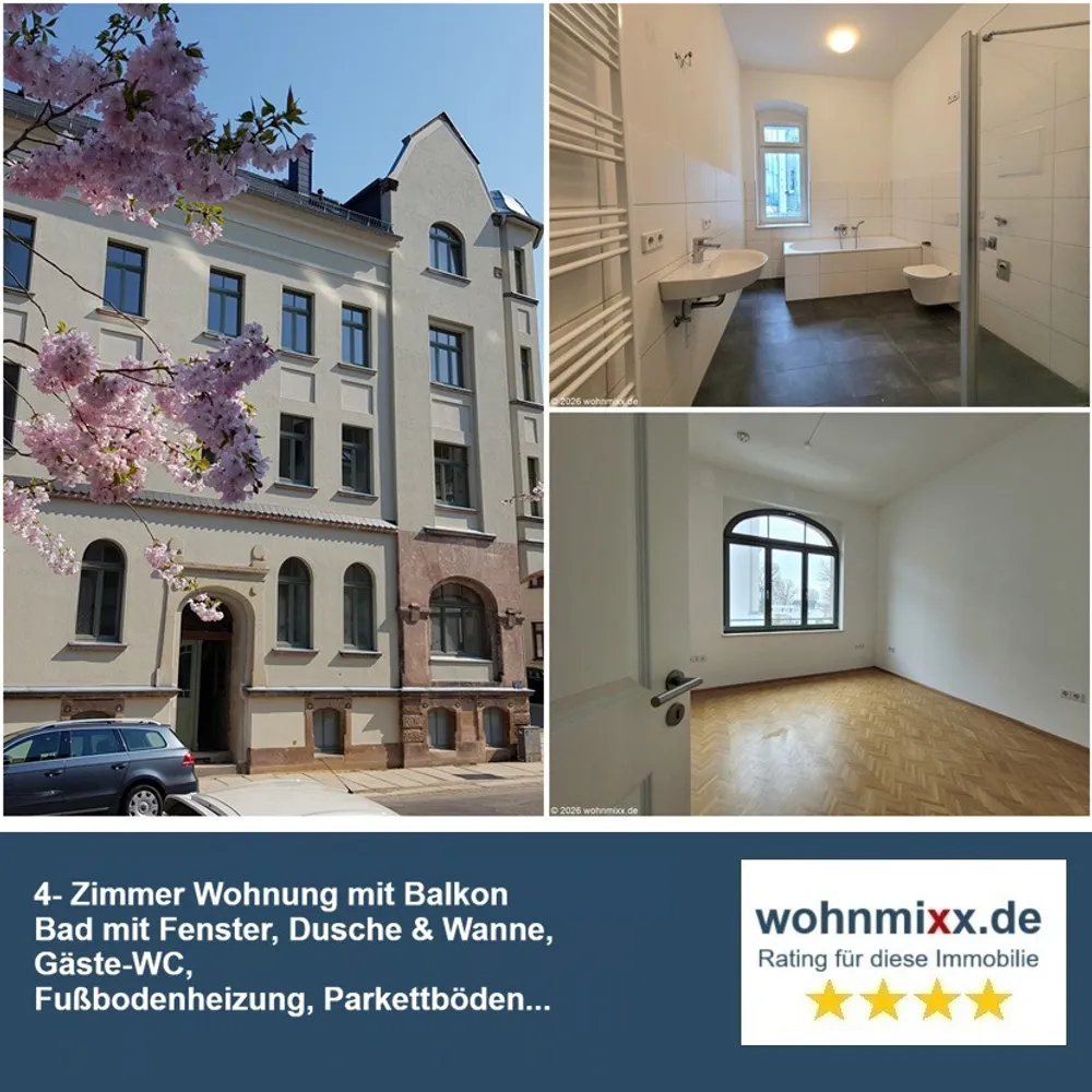 4 room apartment with 93 m² in Chemnitz – Photo 1