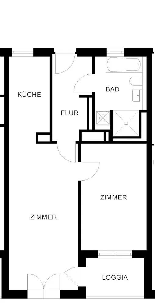 2 room apartment with 61 m² in Cologne – Photo 1