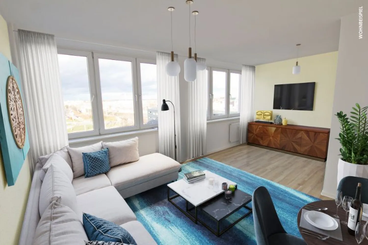4 Zimmer Wohnung mit 64 m² in Halle (Saale) – Bild 1