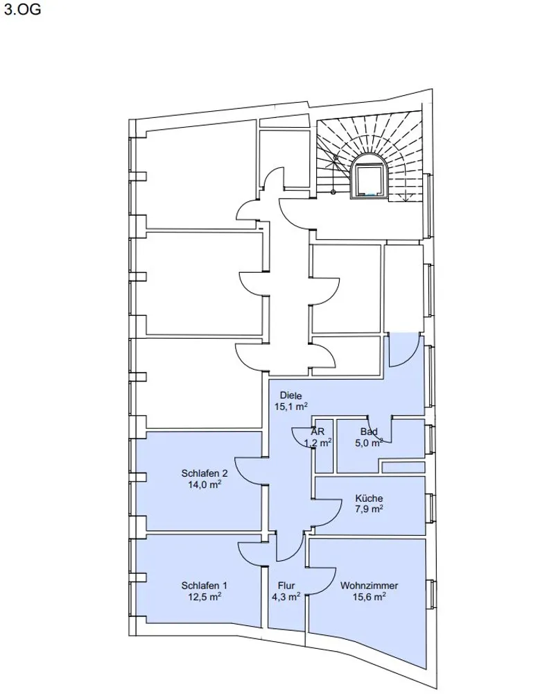 3 Zimmer Wohnung mit 76 m² in Augsburg – Bild 8