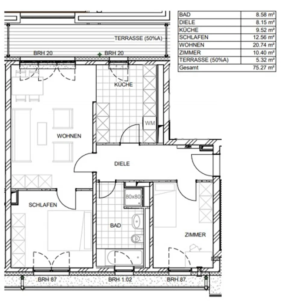 3 Zimmer Wohnung mit 75 m² in Berlin – Bild 9