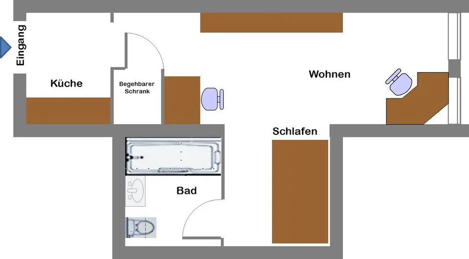 2 Zimmer Wohnung mit 29 m² in Erlangen – Bild 5