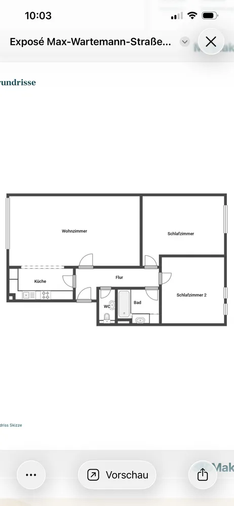 3 room apartment with 80 m² in Lübeck – Photo 3