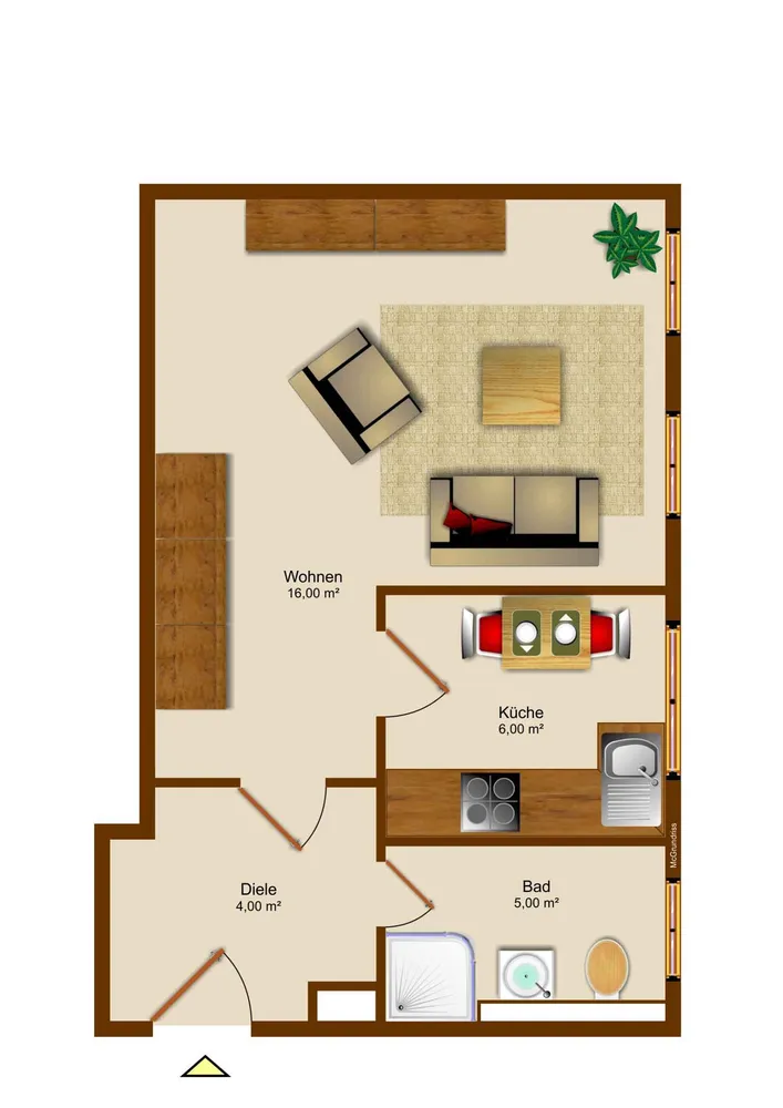 1 Zimmer Wohnung mit 33 m² in Leipzig – Bild 10