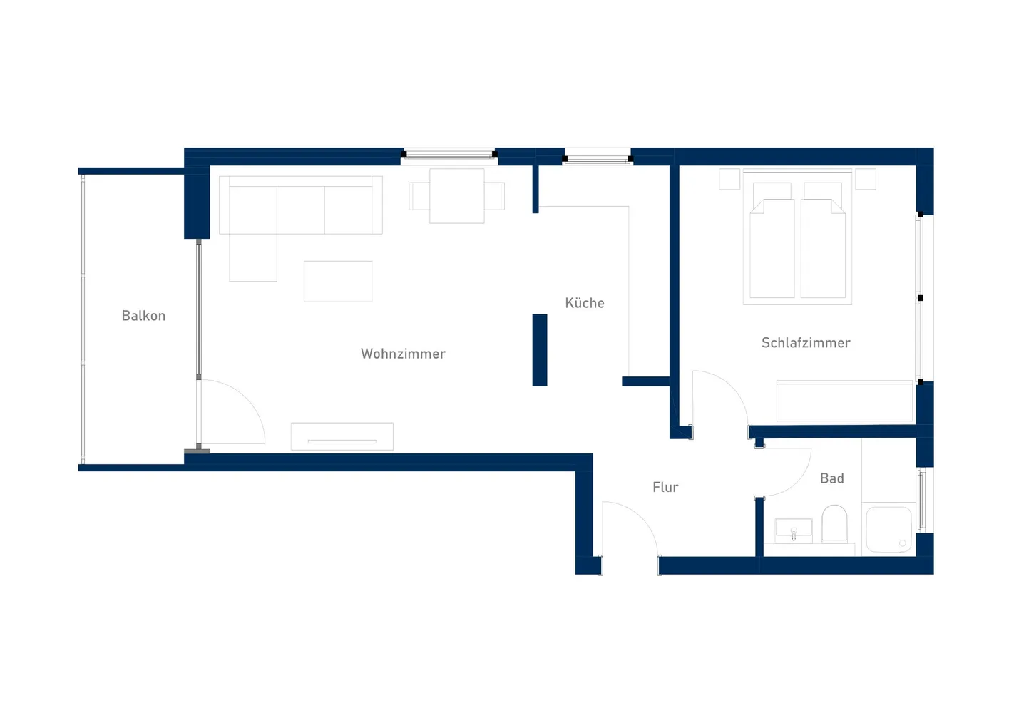 2 Zimmer Wohnung mit 53 m² in Hamburg – Bild 10