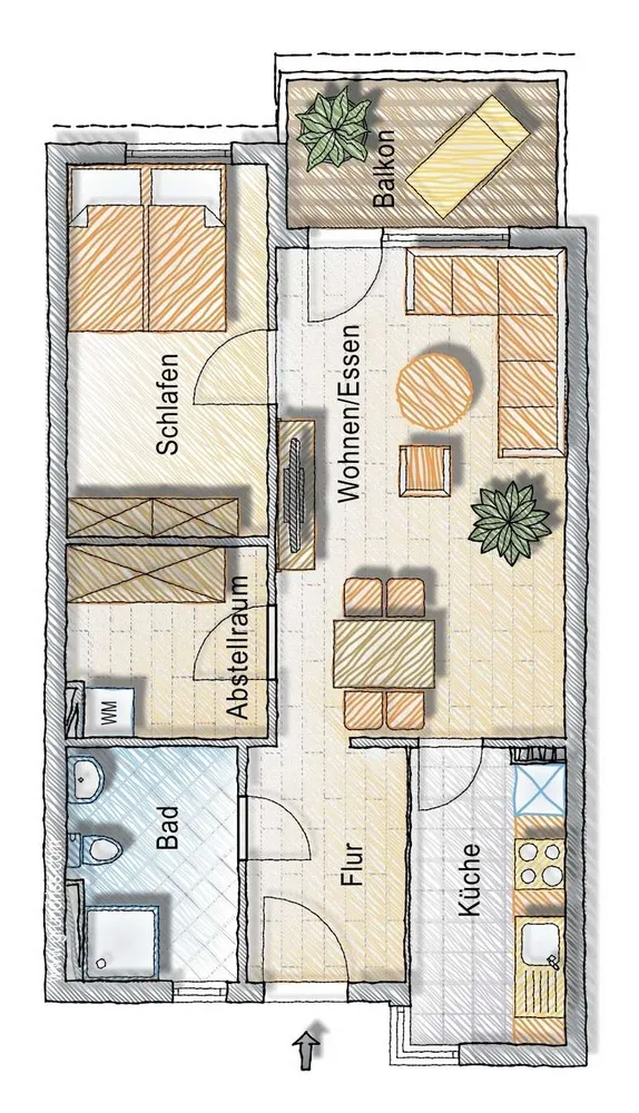 2 Zimmer Wohnung mit 60 m² in Essen – Bild 10