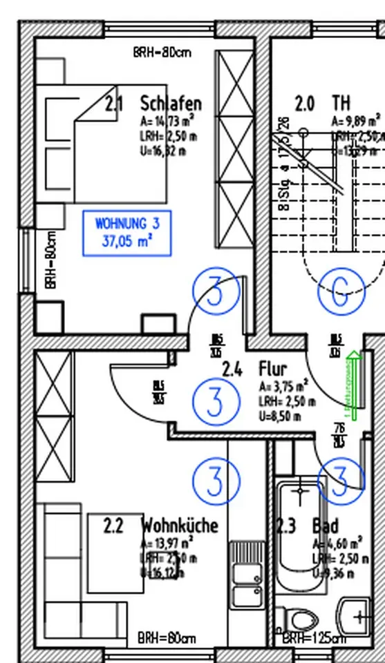 2 Zimmer Wohnung mit 37 m² in Bochum – Bild 5