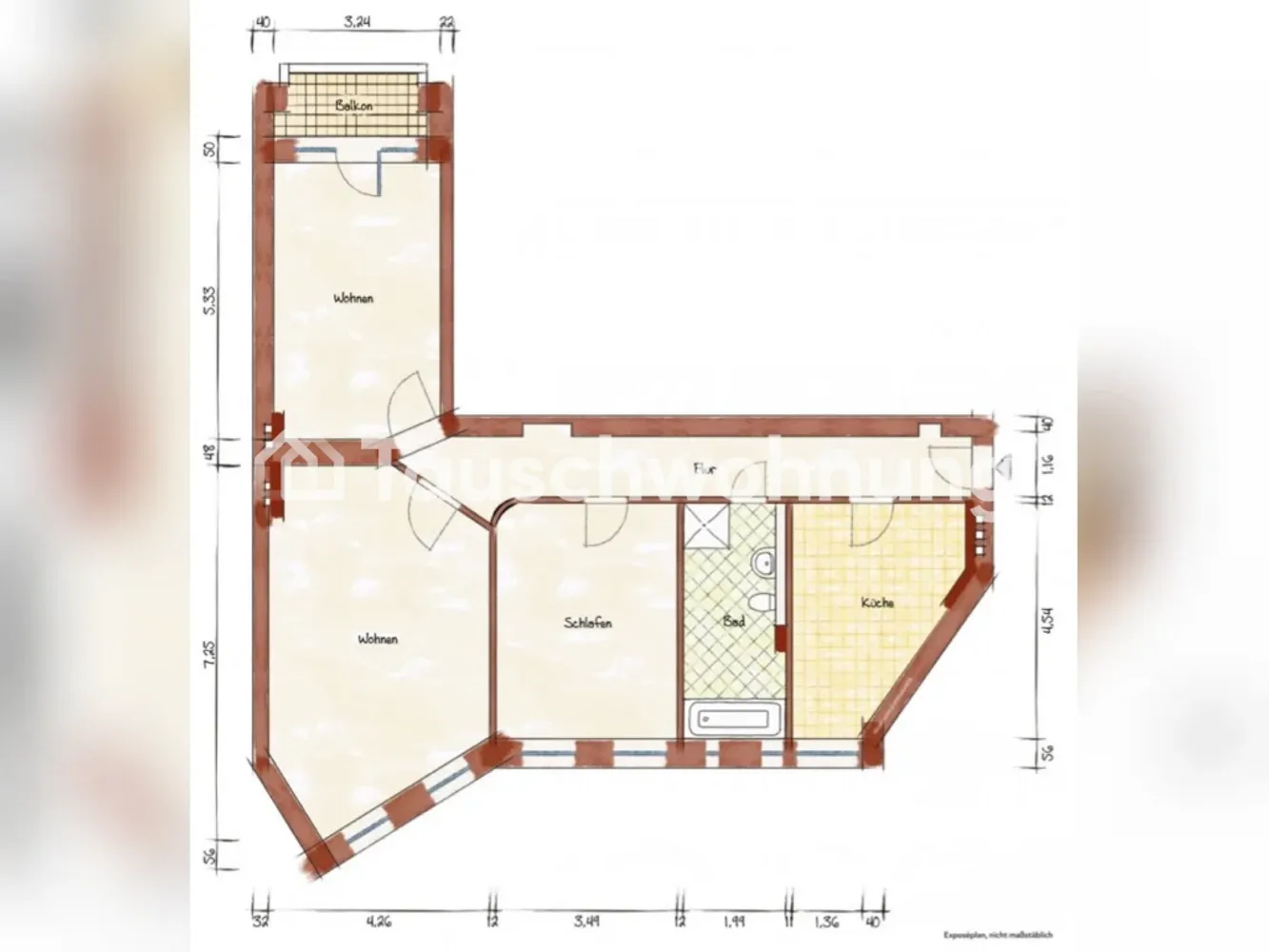 3 Zimmer Wohnung mit 94 m² in Berlin – Bild 1