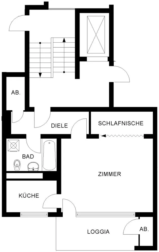 1 Zimmer Wohnung mit 45 m² in Bochum – Bild 2
