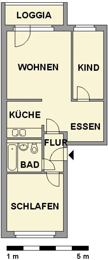 3 room apartment with 56 m² in Chemnitz – Photo 6