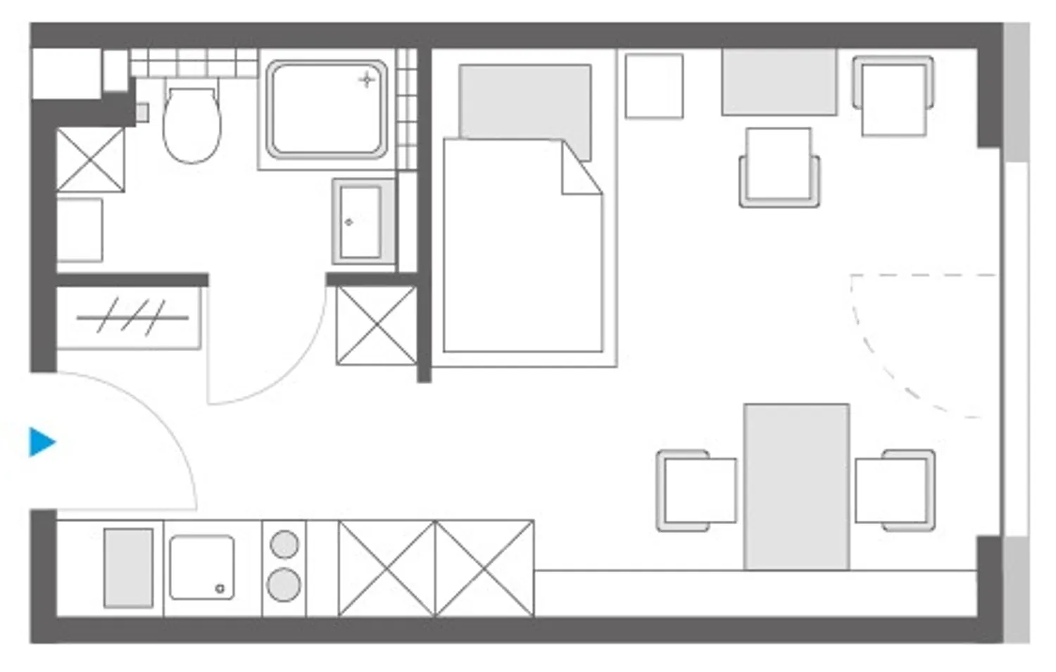 1 Zimmer Wohnung mit 22 m² in Berlin – Bild 5