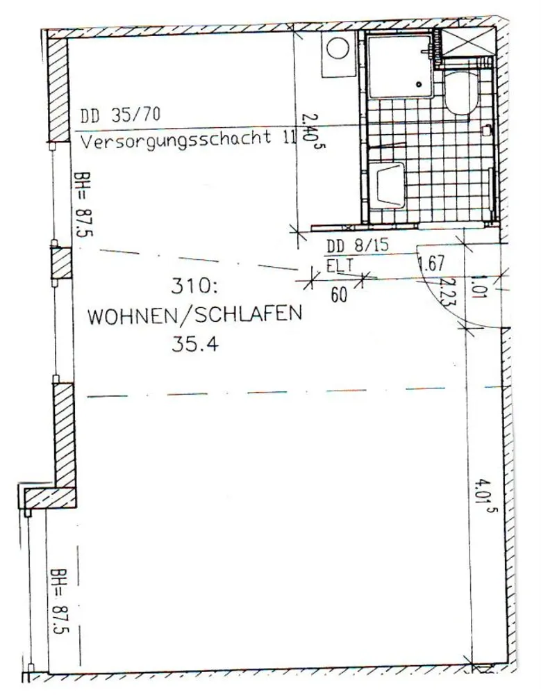 1 Zimmer Wohnung mit 40 m² in Magdeburg – Bild 3