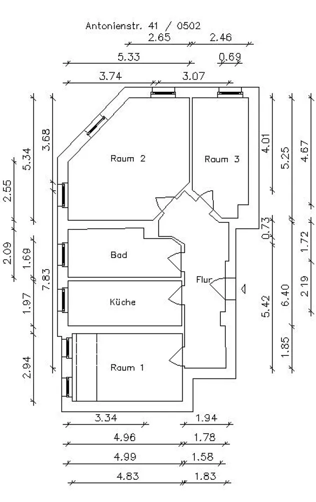 3 Zimmer Wohnung mit 81 m² in Leipzig – Bild 4