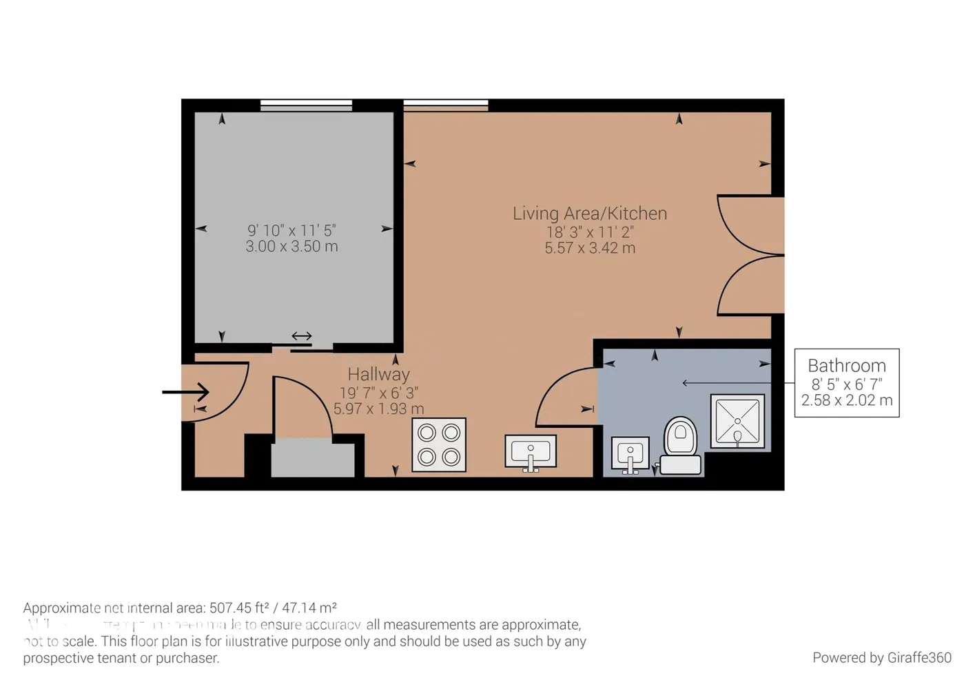 2 Zimmer Wohnung mit 48 m² in Berlin – Bild 9