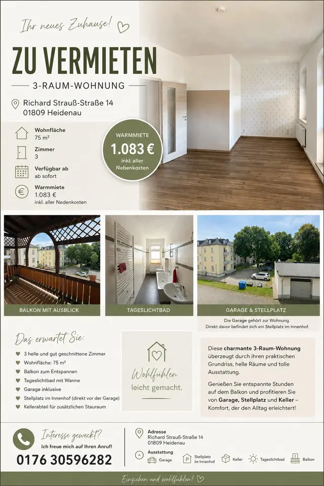 3 Zimmer Wohnung mit 61 m² in Pirna – Bild 6