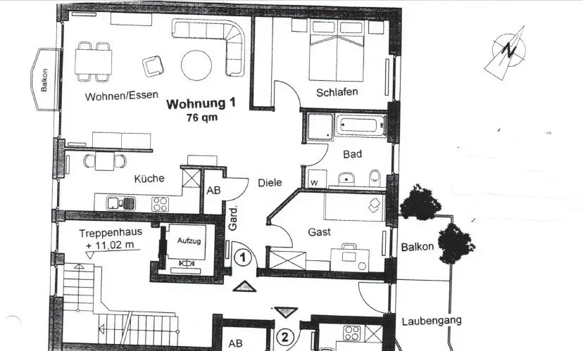 3 Zimmer Wohnung mit 76 m² in Osnabrück – Bild 5