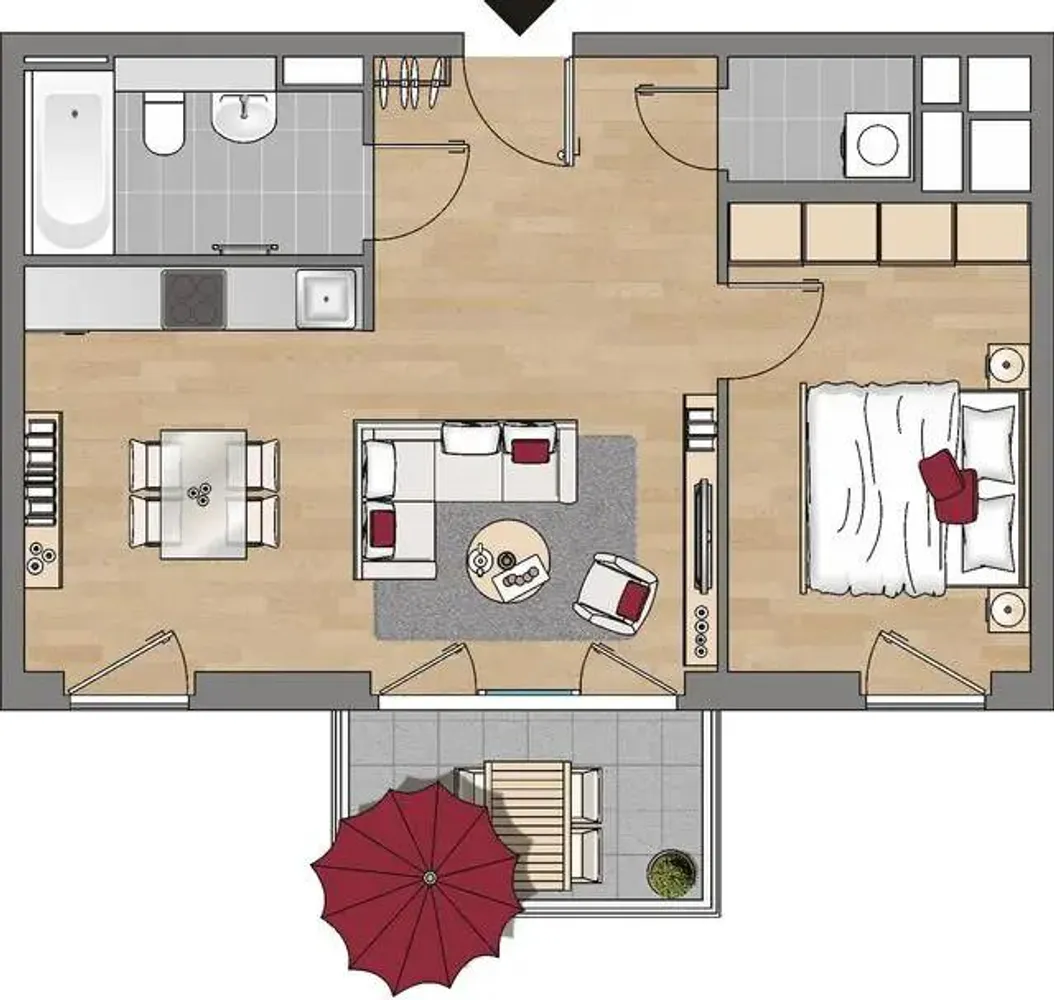 2 Zimmer Wohnung mit 54 m² in Berlin – Bild 6
