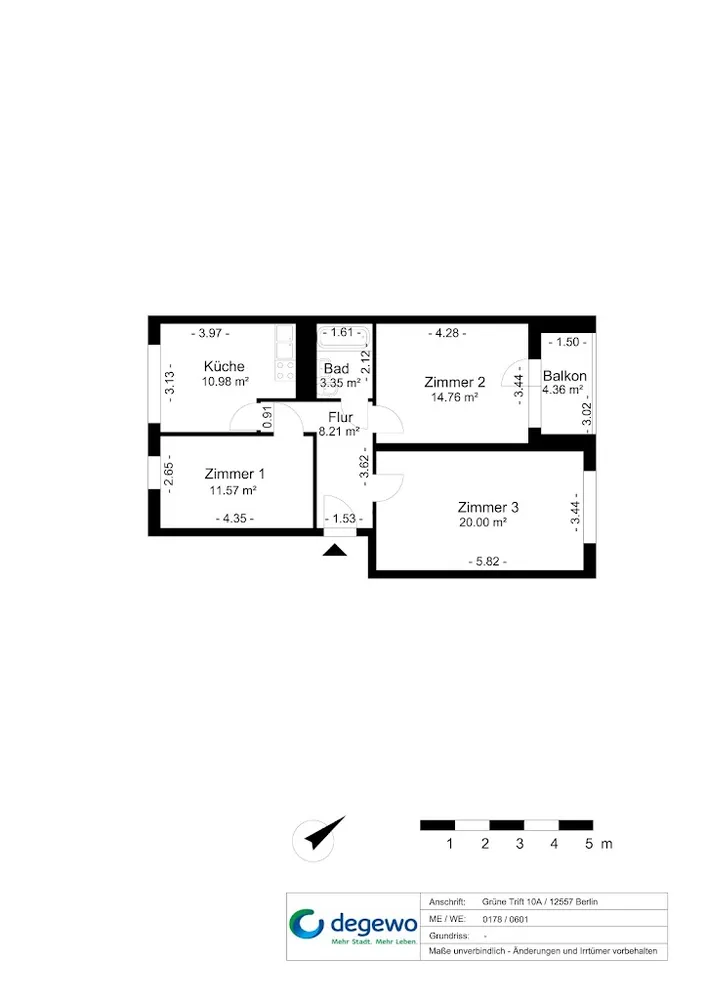 3 Zimmer Wohnung mit 70 m² in Berlin – Bild 8
