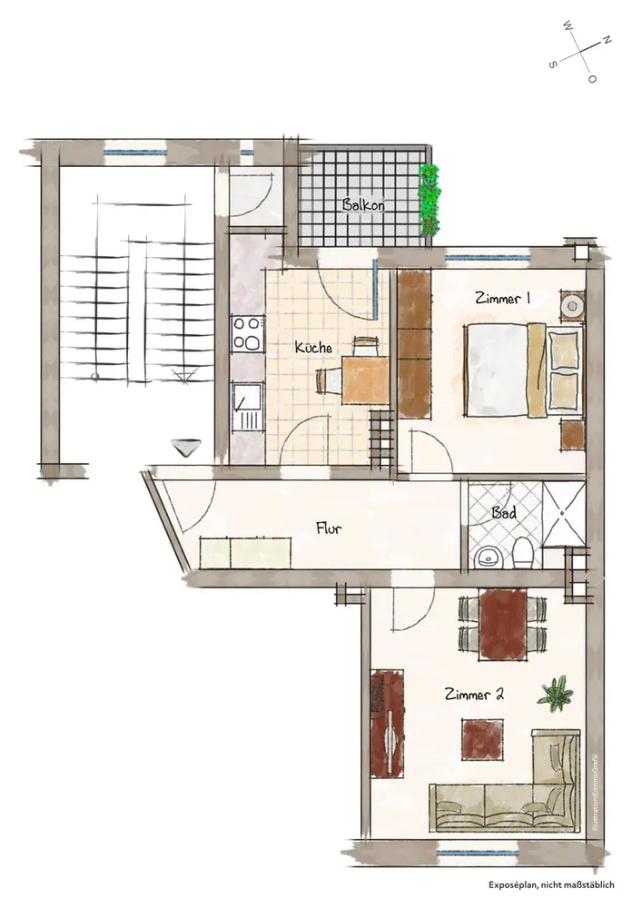 2 Zimmer Wohnung mit 48 m² in Kiel – Bild 8